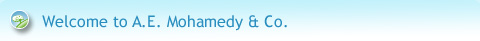 Welcome to A.E. Mohamedy & Co